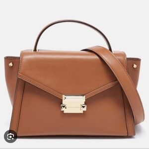 Michael Kors Brown Leather Satchel